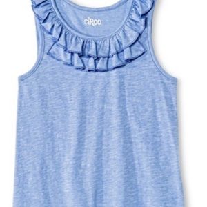 Blue girls tank top